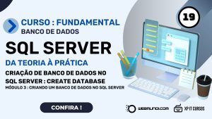 Criação de banco de dados no SQL Server - CREATE DATABASE