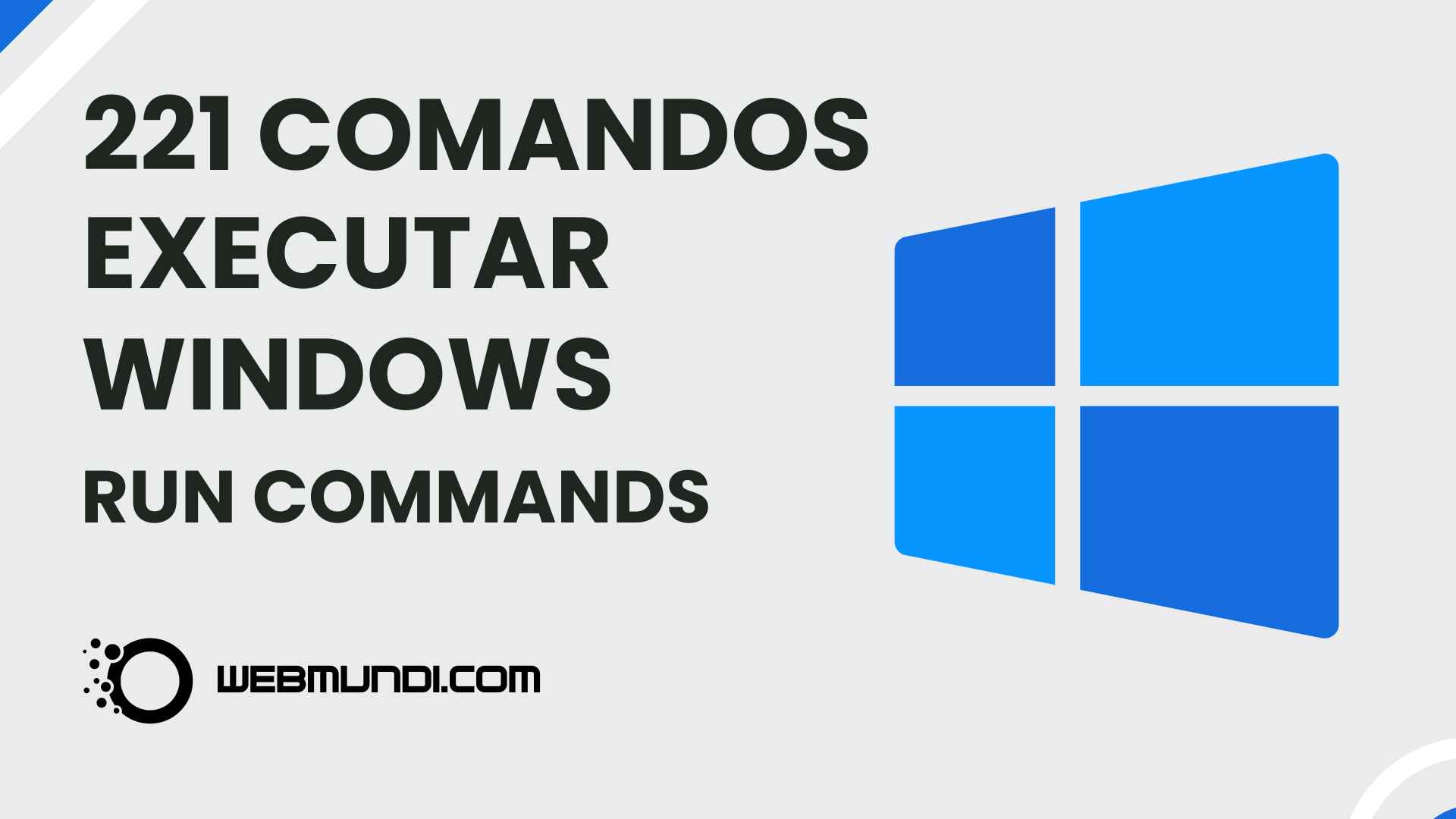 221 Comandos Executar do Windows : Run Commands
