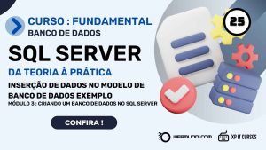 Inserção de Dados no Banco de Dados Exemplo SQL Server